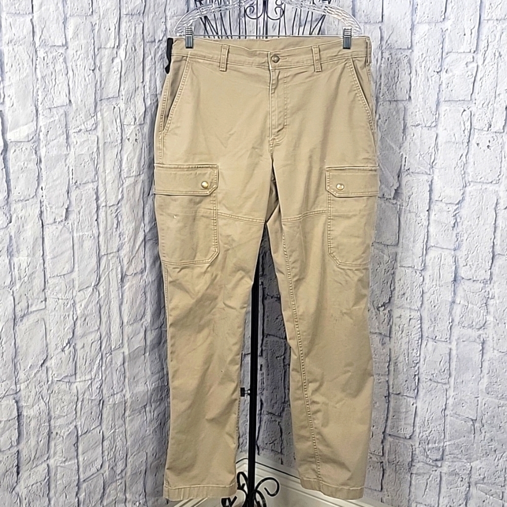 40 GRIT DULUTH TRADING COMPANY Khaki‎ Cargo Pants 36X34